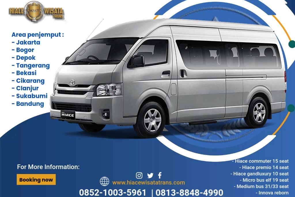 Sewa Toyota Hiace Caringin